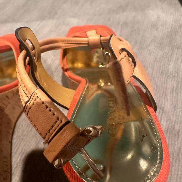 Coach Linden platform sandal papaya - Picture 5 of 10